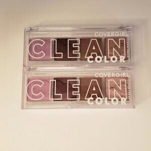 2-Pk CoverGirl Clean Fresh Clean Color Eyeshadow Palette 242 Mellow Mauve Sealed